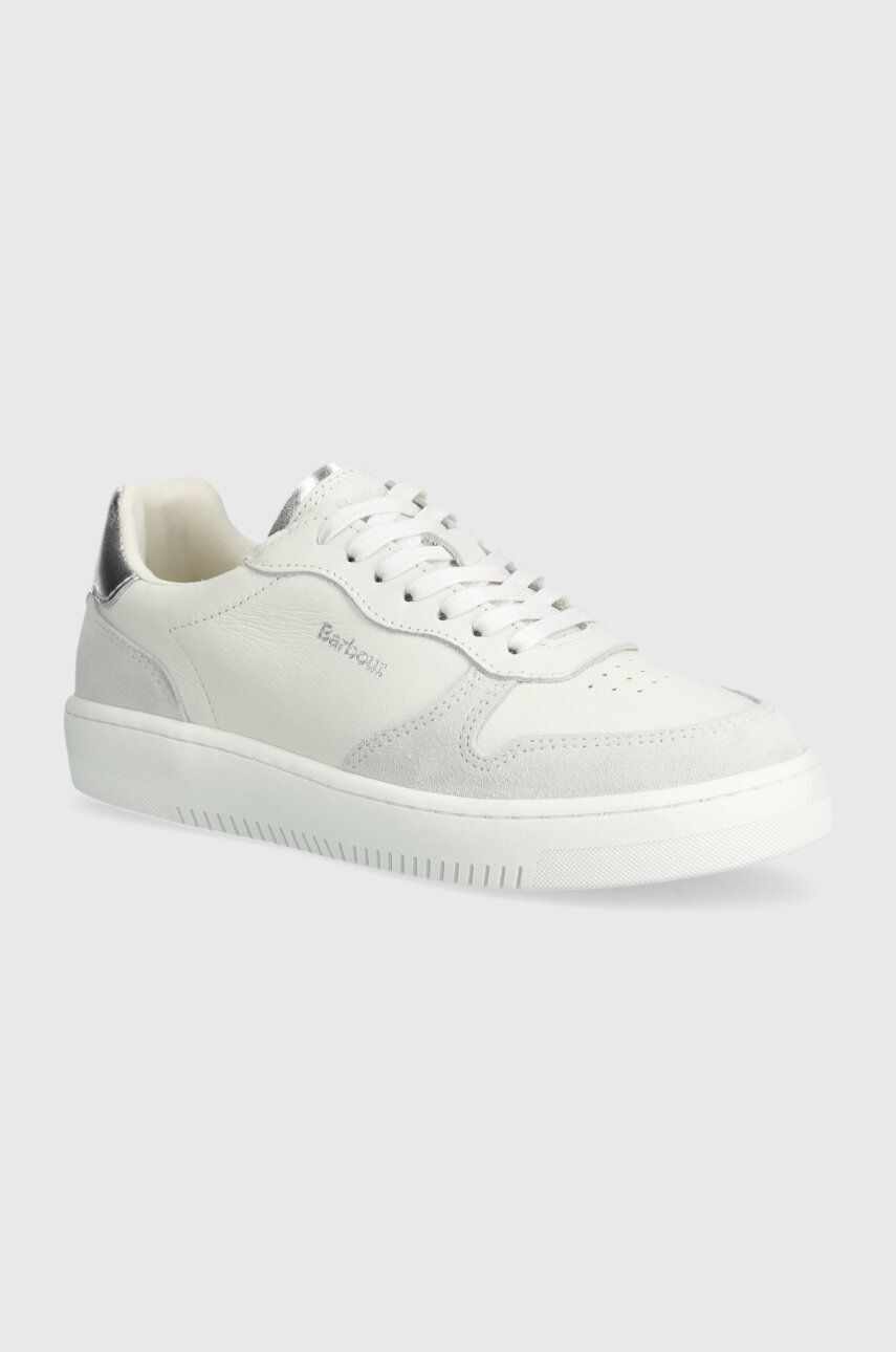 Barbour sneakers din piele Celeste culoarea alb, LFO0691WH52